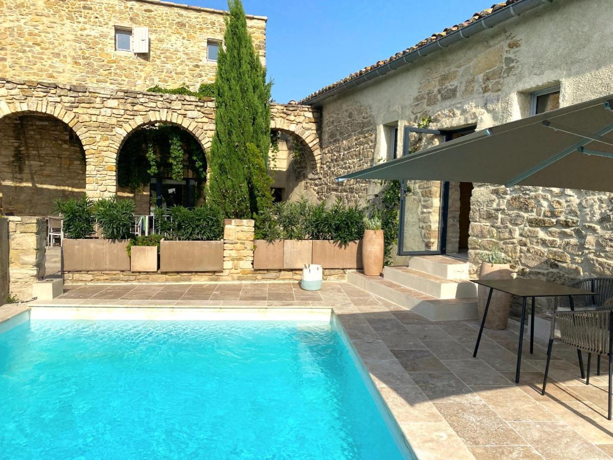 Martignargues La Maison Des Vendangeurs - Table D'Hotes Le Soir Du Jeudi Au Dimanche- Jacuzzi - Balneo Spa - Acces Piscine Pour Toutes Les Chambres Sauf Studio Coquet- Piscine De Mai A Mi-Octobre מראה חיצוני תמונה