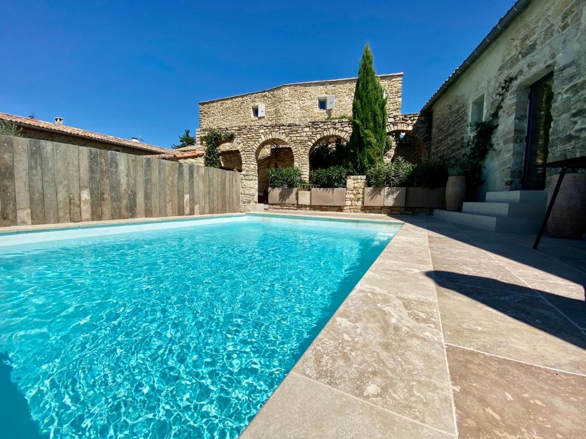 Martignargues La Maison Des Vendangeurs - Table D'Hotes Le Soir Du Jeudi Au Dimanche- Jacuzzi - Balneo Spa - Acces Piscine Pour Toutes Les Chambres Sauf Studio Coquet- Piscine De Mai A Mi-Octobre מראה חיצוני תמונה